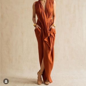 Lois London Rust Dress